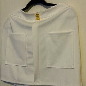 white skirt Skorts With Cargo Pockets